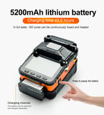 SignalFire AI-5 Pro Optical Fiber Fusion Splicer 6 Motors Core Alignmen 8s Splicin Automatic FTTH Splicing Machine