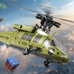 LinkMejor U9901 2.4G 6CH 6-Axis Gyro Brushless Motor Optical Flow Positioning Barometric Altitude Simulation Aerobatic RC Helicopter RTF