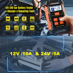LinkMejor KW520 12V 24V Professional Car Battery Charger Repairer Diagnostic Tool Tester 3 In 1 EU Plug