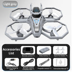 LinkMejor H118 PRO Stewind Shuttle Drone WiFi FPV with LCD Screen Controller HD Camera Headless Altitude Hold Mode LED RC Quadcopter RTF