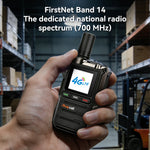 2pcs Maycall MC-720(510E) 4G LTE Global Walkie Talkie Long Range 5000km Nationwide Radio 4900mAh Type-C Dual SIM FirstNet Ready Two Way Radio for Outdoor Communication