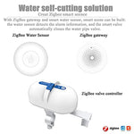 LinkMejor Tuya Smart Home WiFi Zigbe Water Valve Faucet Garden Sprinkler Controller Timing Voice Control Gas Smart Valve Work with Alexa Google Assistant