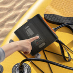 22PSI Smart Paddle Board Air Pump 5000mAh Rechargeable Battery-Powered for Inflatable Paddle Boards Auto-Off High Pressure Intelligent