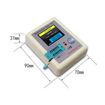 LCR-TC1 Multifunction Transistor Tester Full Color LCD Screen Automatic Component Infrared Decoder Rechargeable Portable Electronics Testing