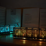 LinkMejor® DIY Imitate Glow Clock Kit Full Color RGB Glow Tube Clock LED Music Spectrum Kit