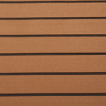 300cm x 90cm x 6mm EVA Foam Faux Teak Sheet Brown with Black Lines Boat Yacht Synthetic Teak