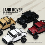 Z6761 1/43 2.4G 4WD for Land Rover 1993 110 Official Licensed Mini RC Car Rock Crawler Off-Road Climbing Pickup Truck LED Light Full Proportional Control Desktop Micro Vehicles Models Toys