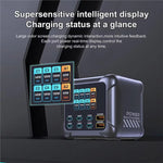 420W GaN Charger Station 8 Ports USB C PD3.1  Fast Charging Station With Digital Display