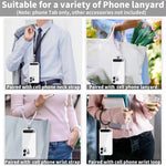 1Pcs Universal TPU Mobile Phone Anti-lost Lanyard Card Clip Gasket Nylon Detachable Phone Hanging Cord Strap Patch Tether Pad