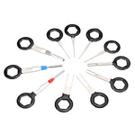 11PCS Terminal Removal Tool Kit High Quality Aluminum Wiring Connector Pin Release Extractor for Car Repair Maintenance