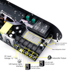 D800 D900 2.1 Channel Bluetooth Audio Amplifier Board 50W Subwoofer 100W HiFi Wireless Speaker Support AUX USB TF Card