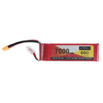 LinkMejor 11.1V 7000mAh 60C 3S LiPo Battery XT60 Plug for RC Drone
