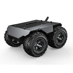 LinkMejor ROVER Flexible And Expandable 4WD Mobile Robot Chassis Full Metal Body Multiple Hosts Support With Onboard ESP32 Module for Raspberry Pi Jetson Nano