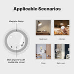 MOES Tuya Zigbe Smart Scene Switch Rotary Button Wireless Remote Control Light RGB Dimmable Adjustable 5 Actions Home Scenarios