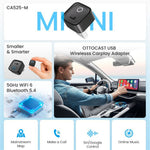 Mini Wireless CarPlay Adapter Type-C Android Auto Wired to Wireless USB Dongle Wifi Bluetooth For iPhone Plug and Play