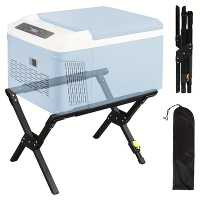 Xmund Aluminum Alloy Folding Stand Frame Adjustable Portable Outdoor Camping Stand for BBQ Fishing Luggage