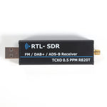 LinkMejor SDR Receiver USB Tuner with RTL2832U+R820T2 Chipset Extensive Operating Frequency 100KHz to 1766MHz Multiple Receiver Modes High Dynamic Range Independent Antenna Inputs for Enhanced Signal Reception