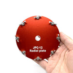 Dedicated Ground Network Disk Aluminum Grounding Disk for PAC-12 JPC-12 Portable Shortwave Antennas