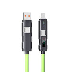Multifunctional 4 in 1 Fast Charging USB Type C Cable for Phone  Xiaomi High-Speed Data Transfer Micro USB Adapter