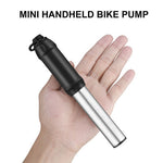 LinkMejor 150PSI Aluminum Alloy Air Pump High-Pressure Power Waterproof 106g Lightweight Mini Hand Pump for Bike Football Air Nozzle