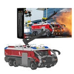 Xbert Brix 66106 Heavy Duty Airport Rescue Emergency Vehicle Fire Truck Model Building Block Assembly Kit 2776pcs Brick Set Collector's Engineering Model Kit for Adults Children Gift
