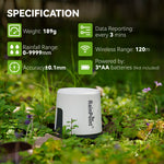 LinkMejor Wireless Digital Rain Gauge Outdoor with App Control Smart Rain Sensor with Accurate Rain Gauge Monitoring