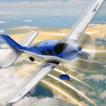 LinkMejor A580 Cirrus SR22 2.4G 4CH 520mm Wingspan 3D Aerobatics Brushless EPP RC Airplane Fixed Wing Glider RTF Compatible S-BUS DSM