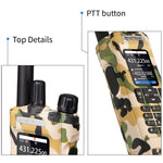 Baofeng BF-UV32 GPS Walkie Talkie 10W Long Range Multi Band Bluetooth App 1000 Channels USB-C EU Charge Portable 2-Way Radio