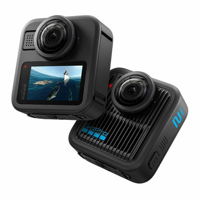 For GoPro MAX 2 360 Action Camera True 8K 360 Recording HyperSmooth Max Stabilization Replaceable Glass Lenses 5m Waterproof 6 Microphones Enduro Battery