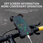 LinkMejor 360° Adjustable Rotation Bike Universal Phone Holder  4.5''-7.2'' Shockproof Anti-slip Mobile Phone Stand Motorcycle Bracket