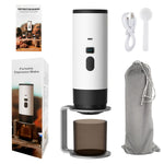 Comfook Portable Capsule Coffee Machine Support Capsules & Powder Brewing Coffee Maker with Digital Display 7800mAh Battery
