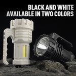 LinkMejor Brightest Power Charger Rechargeable Built-in Batter Flashlight Search high Light Rechargeable Light