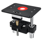 Wnew Woodworking Heavy Duty Router Lift with Aluminium Router Table Insert Plate Woodworking Tools