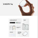 Xiaomi Tag bluetooth Tracker Key Finder Apple Find My Google Find Hub Compatible IP67 Waterproof Buzzer Lost Prevention Long Lasting Anti-lost Device