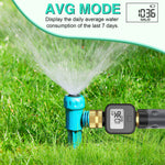 SGS05 TT Smart Irrigation Timer Water Flow Meter Real Time LCD Display Multi Mode Measurement for Garden Lawn Outdoor Water Consumption Efficient Monitoring