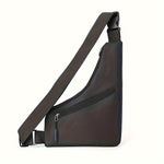Fashion Anti-Theft Men's Chest Bag Casual Outdoor Sports Waterproof Cycling Triangle Sling Bag with Multiple Compartments