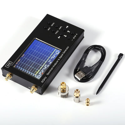 LinkMejor SA6 Handheld Spectrum Analyzer 35-6200 MHz 6GHz 3.2 Inch Touch Screen High Dynamic Range 700 MHz/sec Scan Speed Portable Wireless Signal Tester