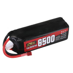 LinkMejor Power 14.8V 6500mAh 60C 4S LiPo Battery T Plug for RC Car