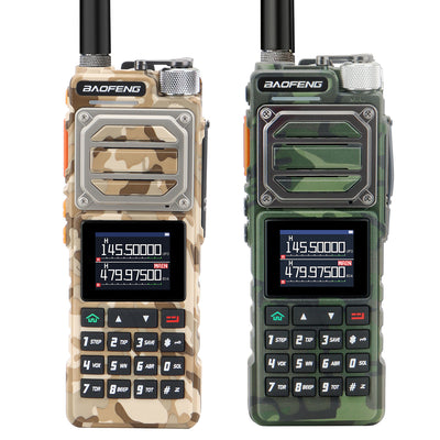 Baofeng UV-25 Walkie Talkie 10W High Power Two-Way Radio Multi-Band 1.77-Inch Color Screen 999 Channels Wireless Copy Frequency Air Band Reception