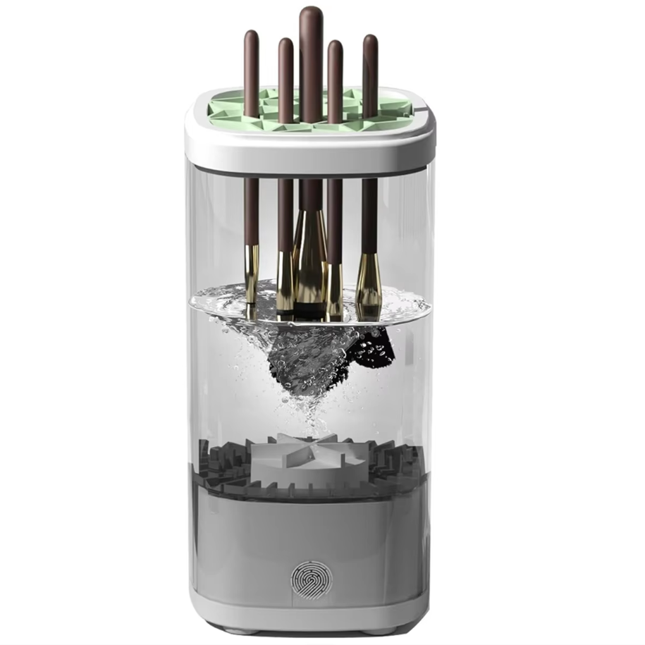 Automatic Electric Makeup Brush Cleaner Machine Automatic Makeup Brush Washer & Holder Quick Efficient for Deep Cleaning