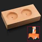 5PCS Carbide Hinge Boring Forstner Drill Bits for Wood & Locks Precision Boring Tools with Hex Shank (45 Gauge Steel)