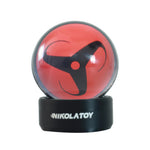 LinkMejor Kaleidoscope Sharingan Crystal Ball Rechargeable LED Music Rhythm Display Desktop Ornament Science Discovery Toys Gifts