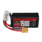 LinkMejor 3S 11.1V 1500mAh 120C  LiPo Battery XT60 Plug for RC Drone