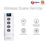 Moes Tuya Smart Zigbe Scene Switch 4 Gang 12 Scenes Remote Tuya Zigbe Hub Required No Control Devices Limitation