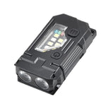 Portable LED+COB Mini LED Keychain Light USB Rechargeable with Multifunctional COB Work Lamp Long Battery for Outdoor Camping Emergency Lamp Mini Flashlight