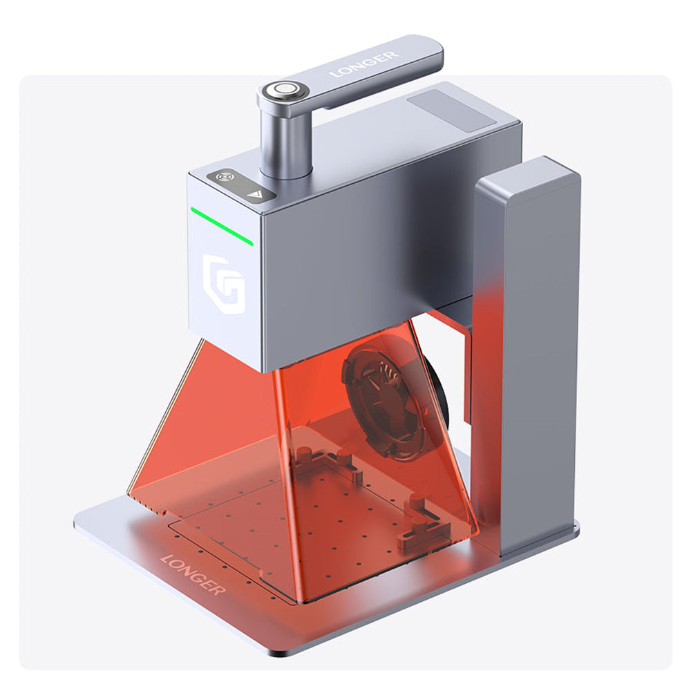 [EU/US/UK Direct]LONGER Nano 6W Portable Laser Engraver Ultra-Fast 5000mm/s Speed High Precision 0.05mm User-Friendly App Control Wood Metal Engraving