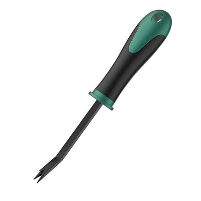 Nail Puller 30 Degree Angle Rubber Handle Black Coated Steel Woodworking Pry Bar Nail Remover Tool
