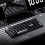 MonsGeek M2 V5 VIA CNC Aluminum Mechanical Keyboard Three-mode Gasket Structure RGB Backlight 8000mAh Battery PBT Dual-color Injection Keycaps 98-Keys Gaming Keyboards