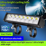 LinkMejor Multifunctional Bike Light 1200 Lumens Rechargeable Type-C LED Bicycle Headlight Waterproof 5 Modes Night Cycling Safety Light