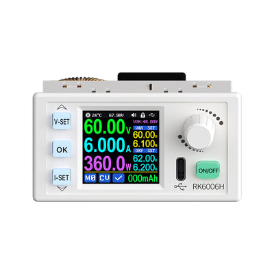 LinkMejor RK6006H/RK6006H-BT 60V 6A 360W Step Up Step Down Voltage Module Adjustable Digital Control DC Regulated Power Supply Constant Voltage Current Meter